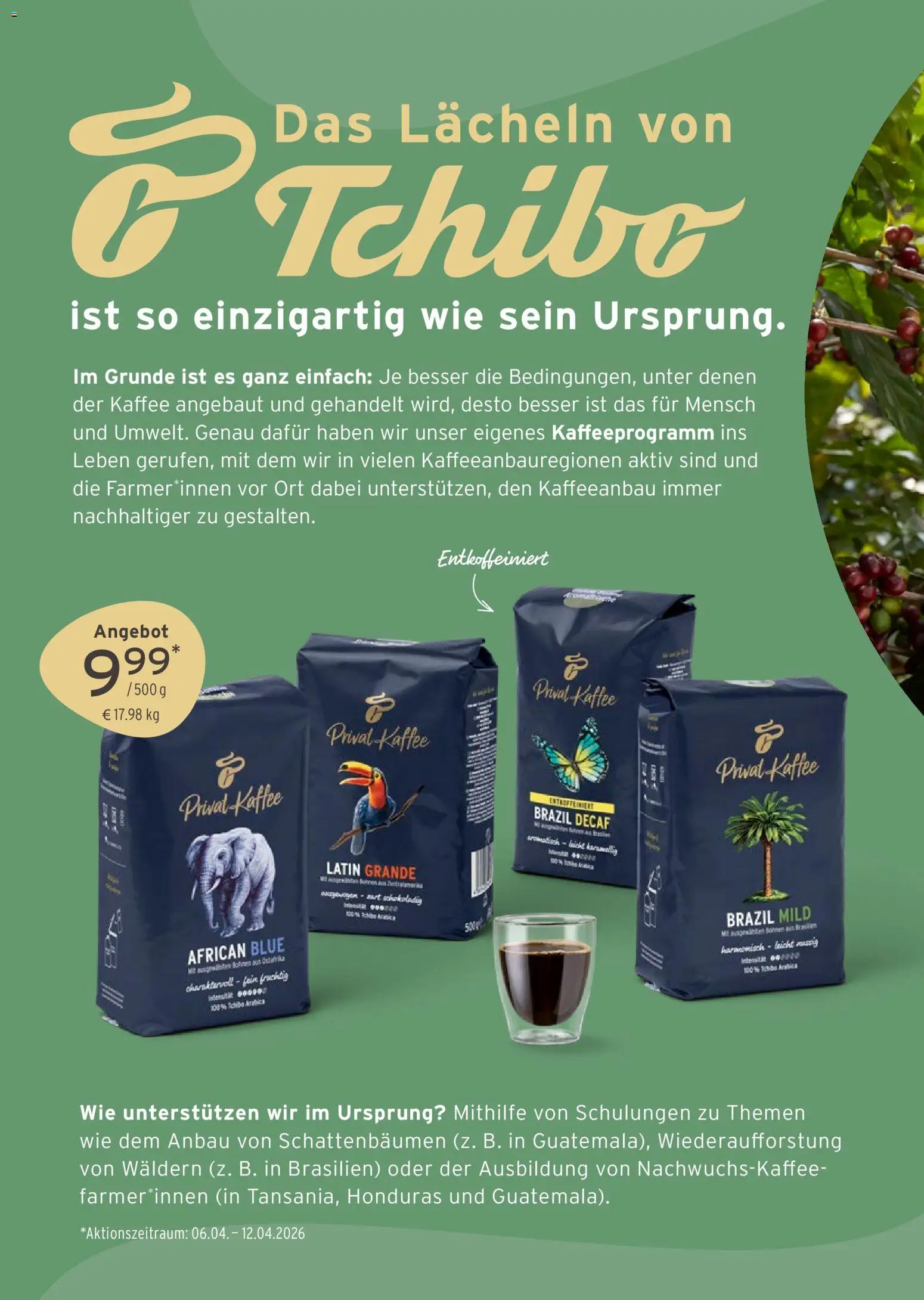 Prospekt Tchibo Glück wächst im Grünen – gültig ab 08.04.2026 | Seite: 24