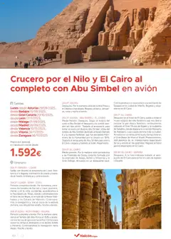 Vista previa Halcón Viajes Egipto válido desde el 01.07.2025 | Página: 60 | Productos: Navegación