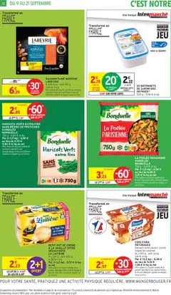  | Page: 18 | Produits: Pêche, Haricots verts, Nappe, Crème