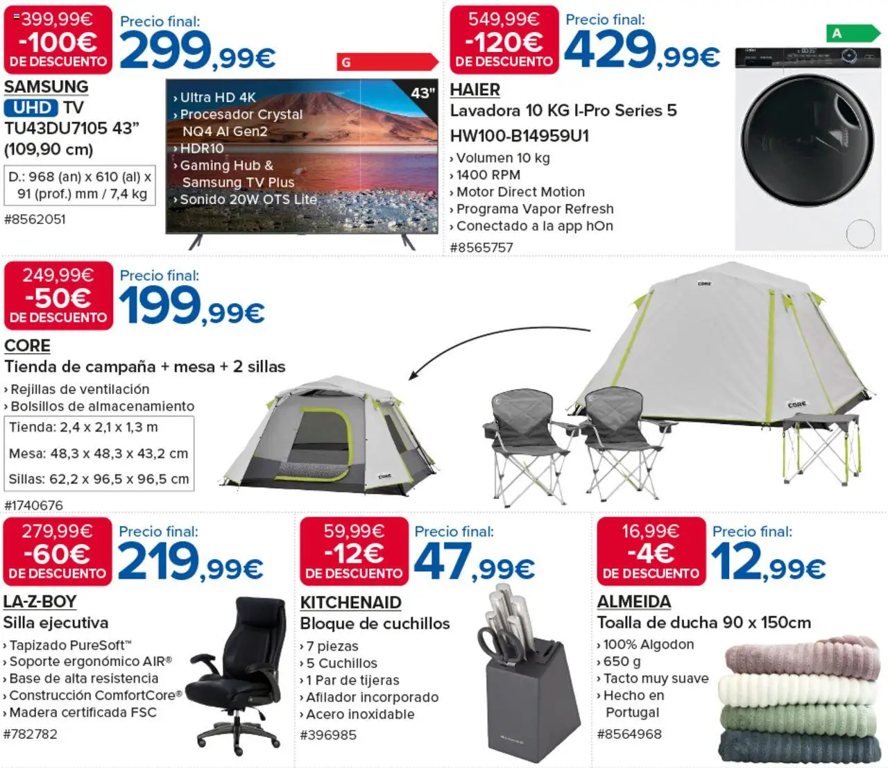 Costco catálogo │ válido desde el 12.06.2025 | Página: 2 | Productos: Lavadora, Mesa, Silla, Ducha