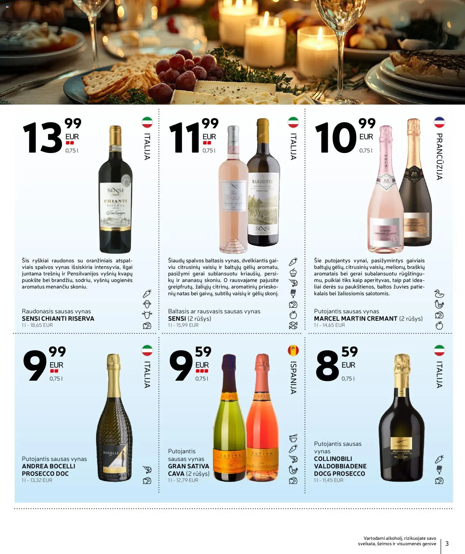 Rimi akcijos nuo 02.12.2025 | Puslapis: 3 | Prekių: Vynas