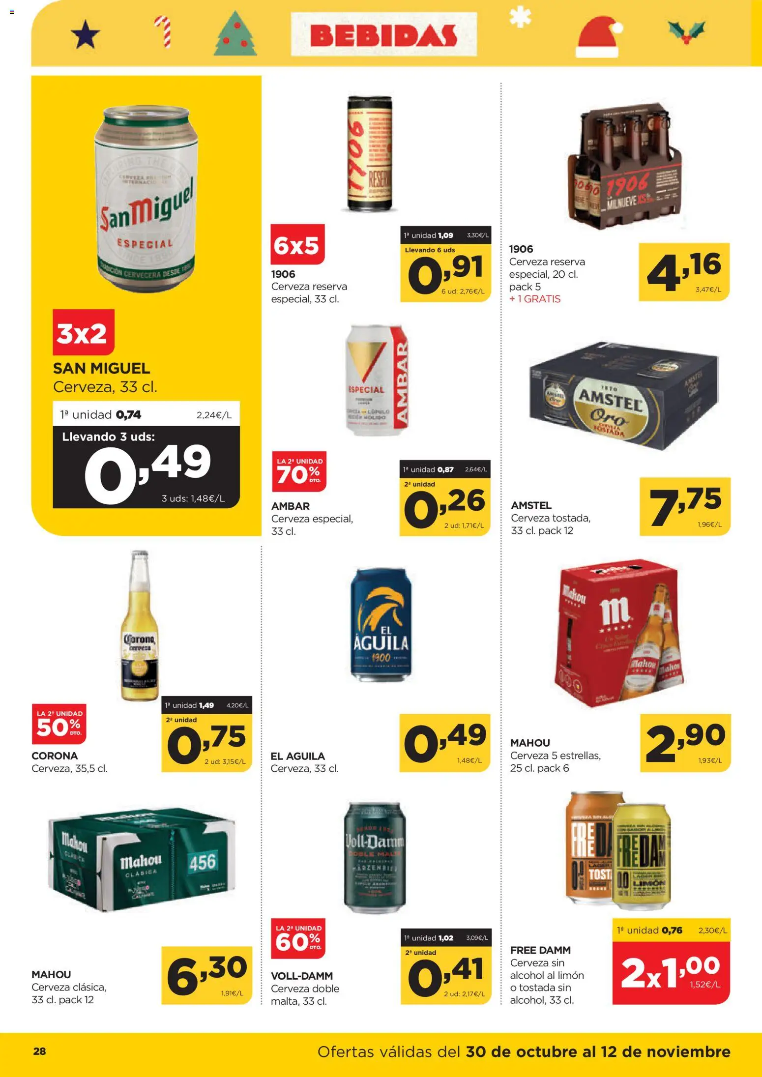 Alimerka folleto Castilla y León │ válido desde el 30.10.2025 | Página: 28 | Productos: Cerveza