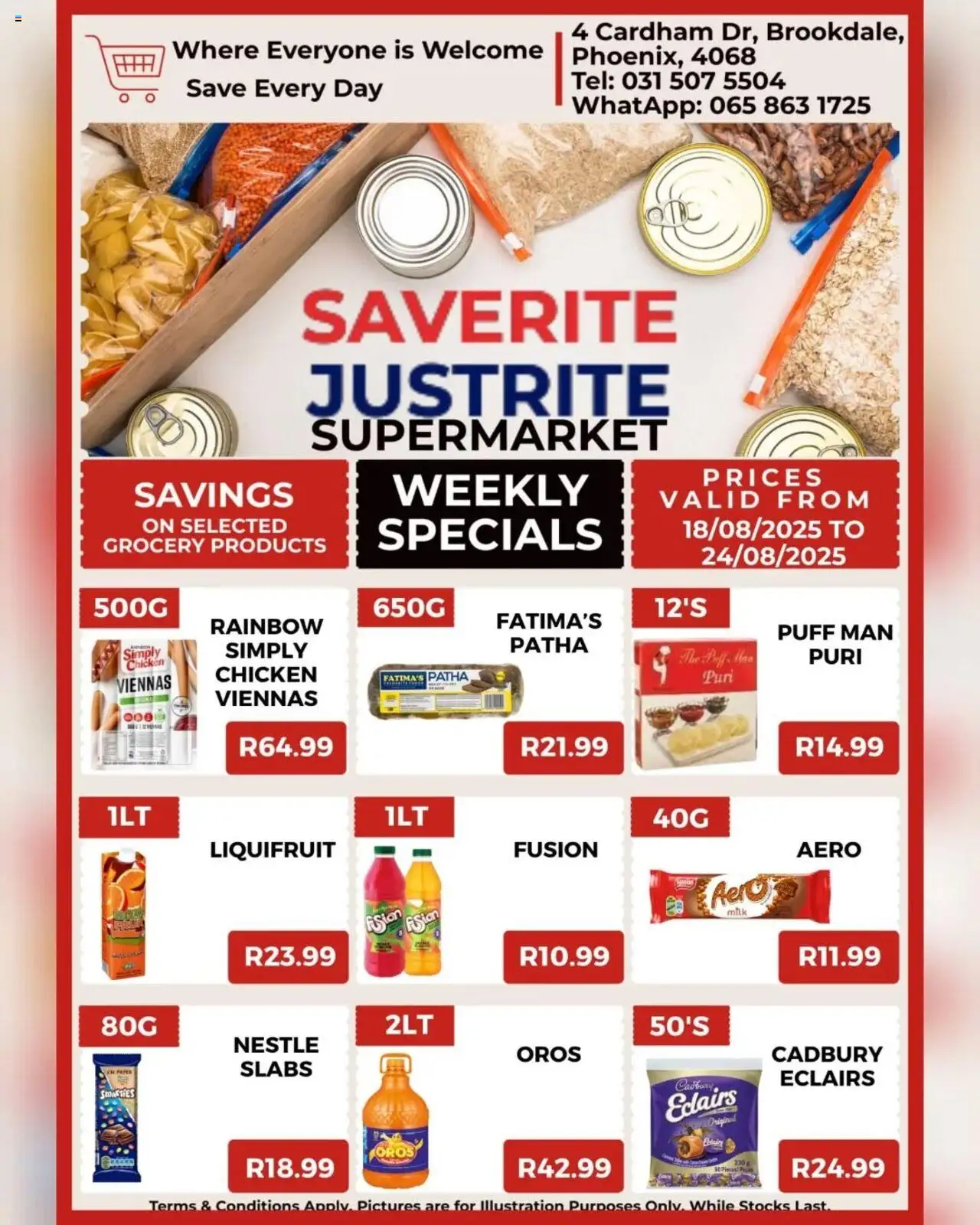 Saverite Specials │ valid from 18.08.2025 | Page: 5 | Products: Milk, Chicken