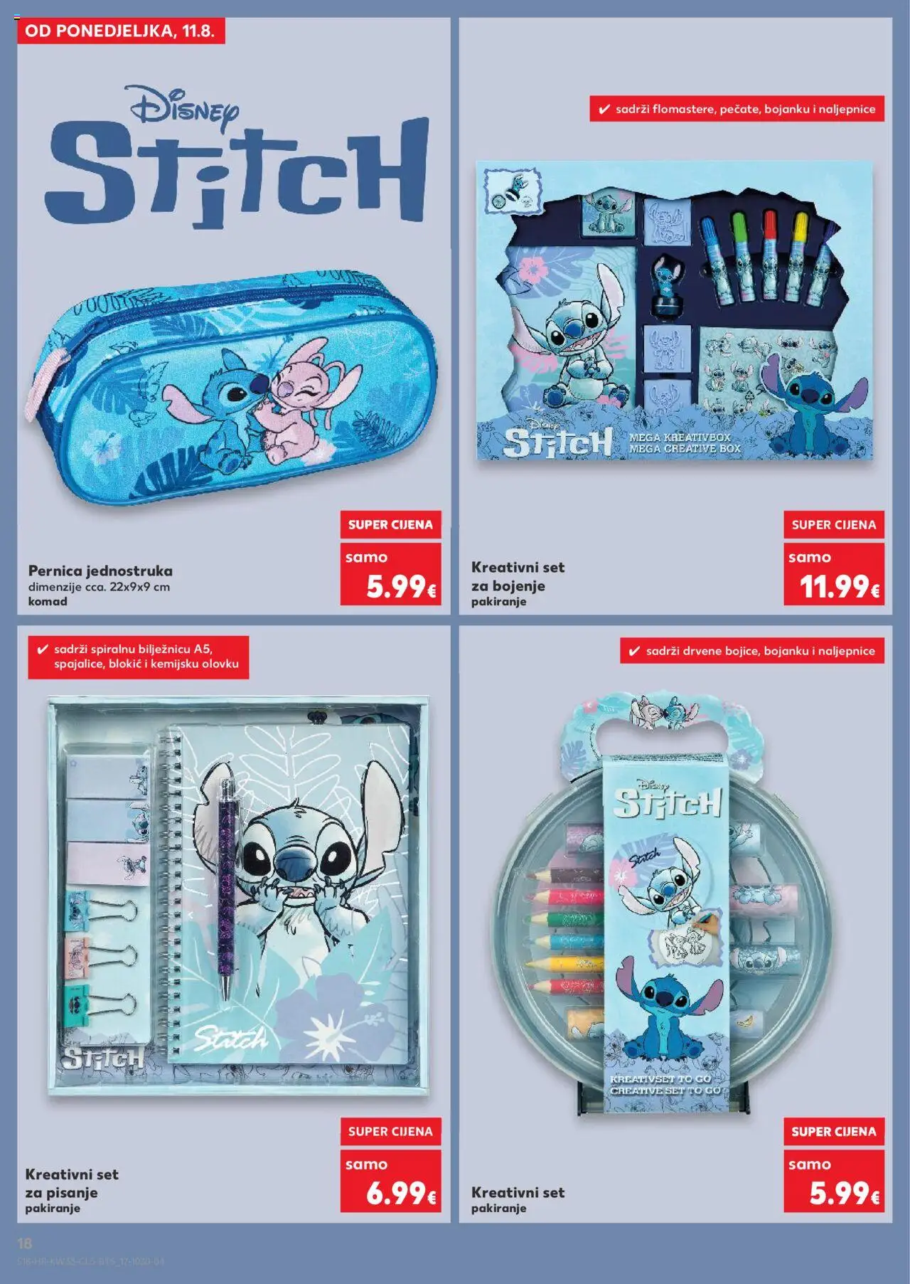 Kaufland katalog | vrijedi od 11.08.2025 | Stranica: 18 | Proizvodi: Pernica