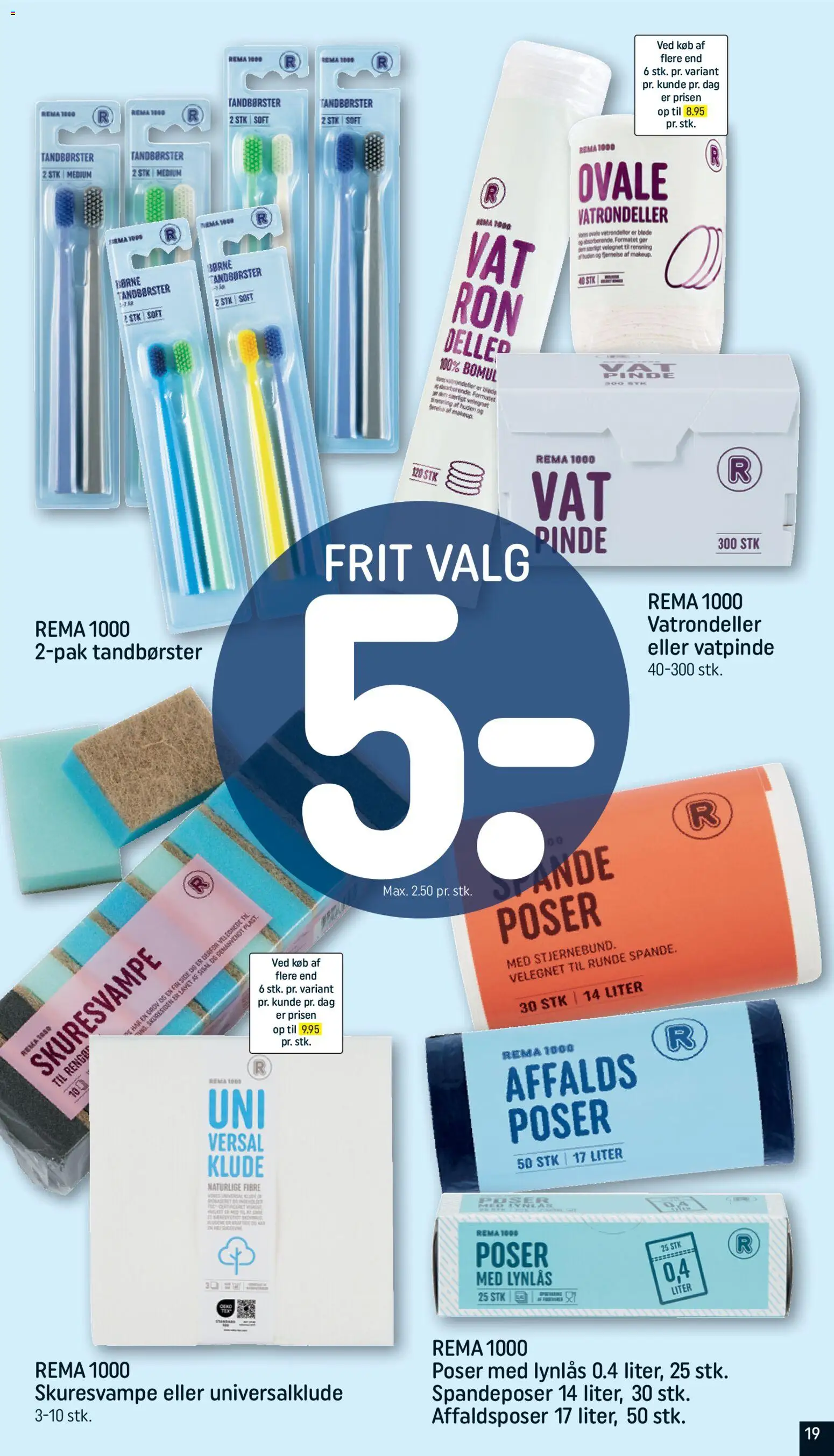 Rema 1000 tilbudsavis – gyldig fra 22.03.2026 | Side: 19