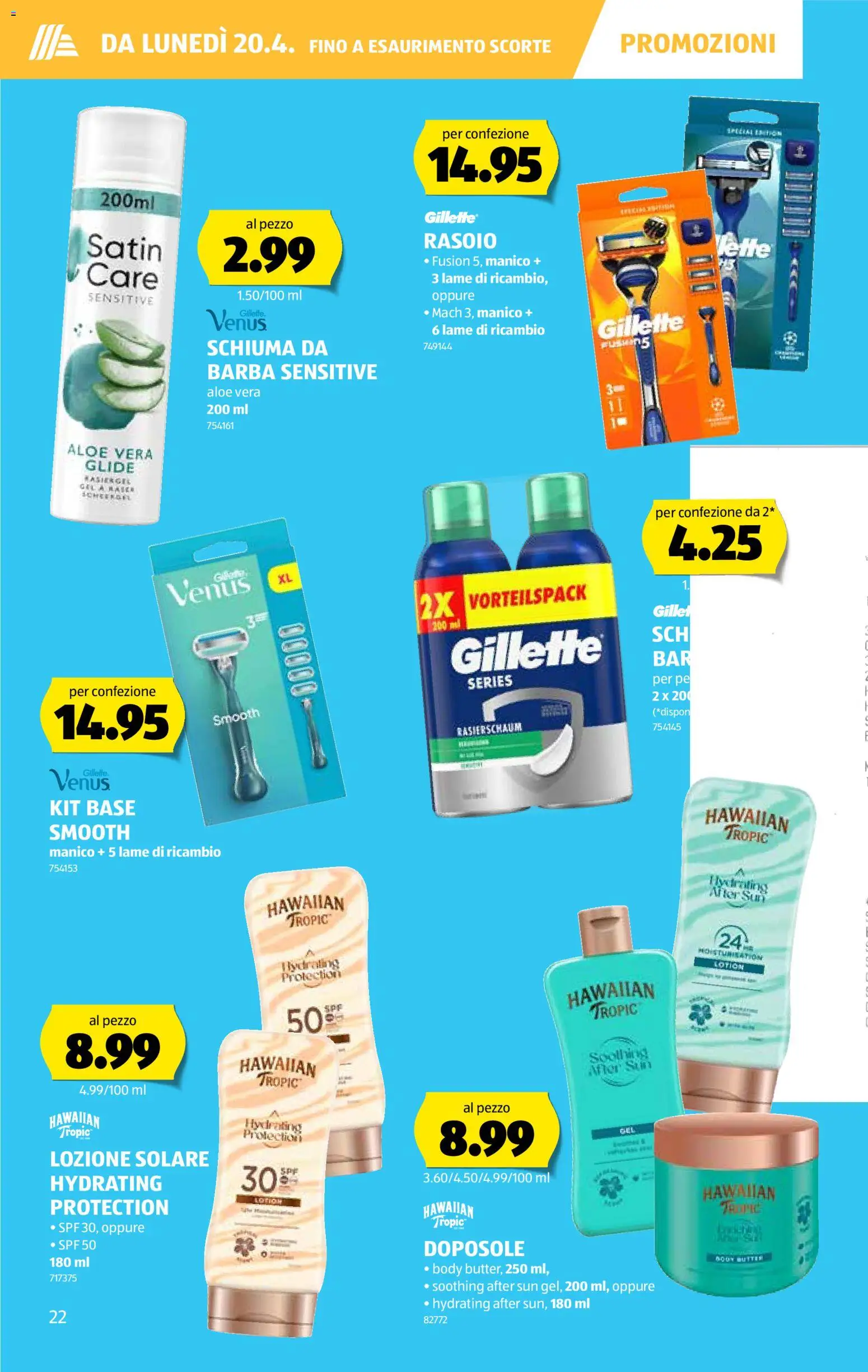 Aldi aktionen IT – gültig ab 16.04.2026 | Seite: 23 | Produkte: Rasierschaum, After Sun