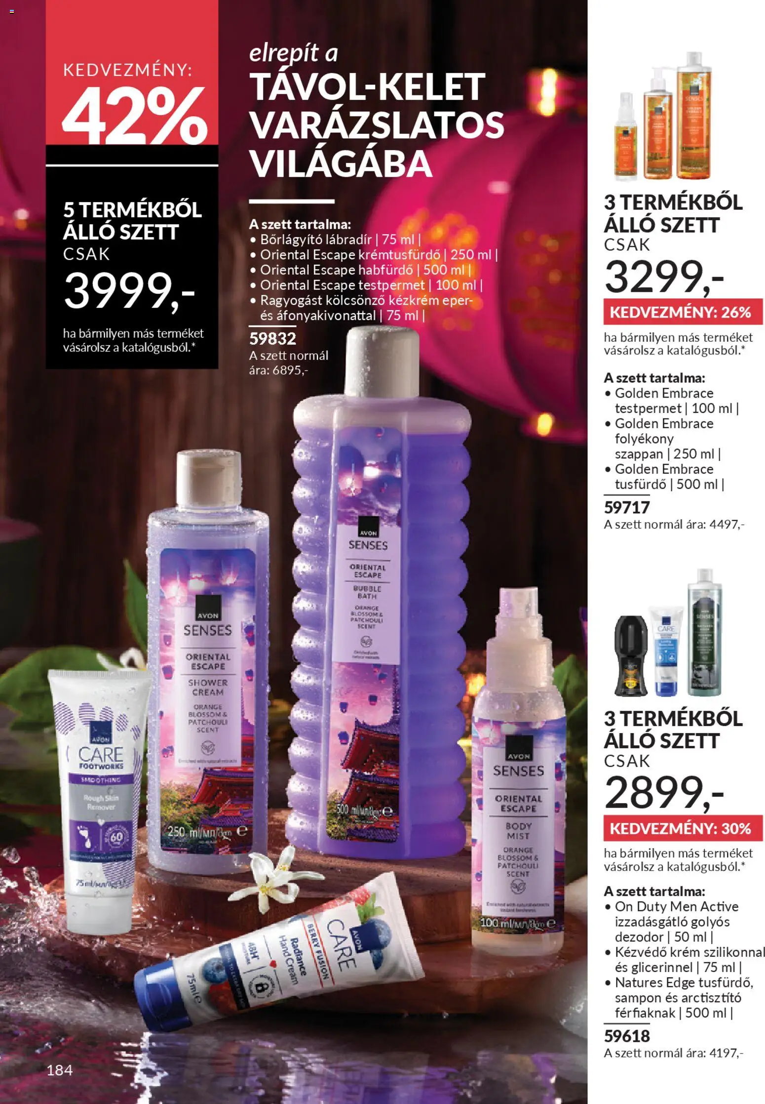 Avon akciós ujság - amely érvényes a következő dátumtól: 01.01.2026 | Oldal: 188 | Termékek: Testpermet, Body, Tusfürdő, Dezodor