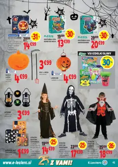 E.leclerc katalog akcije – veljaven od 22.10.2025 | Stran: 41 | Izdelki: Baterije, Kos, Hlace, Klobuk