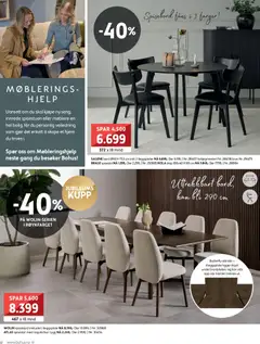 Forhåndsvisning av Bohus kundeavis gyldig fra 09.02.2026 | Side: 12 | Produkter: Spisebord, Spisestol, Bord