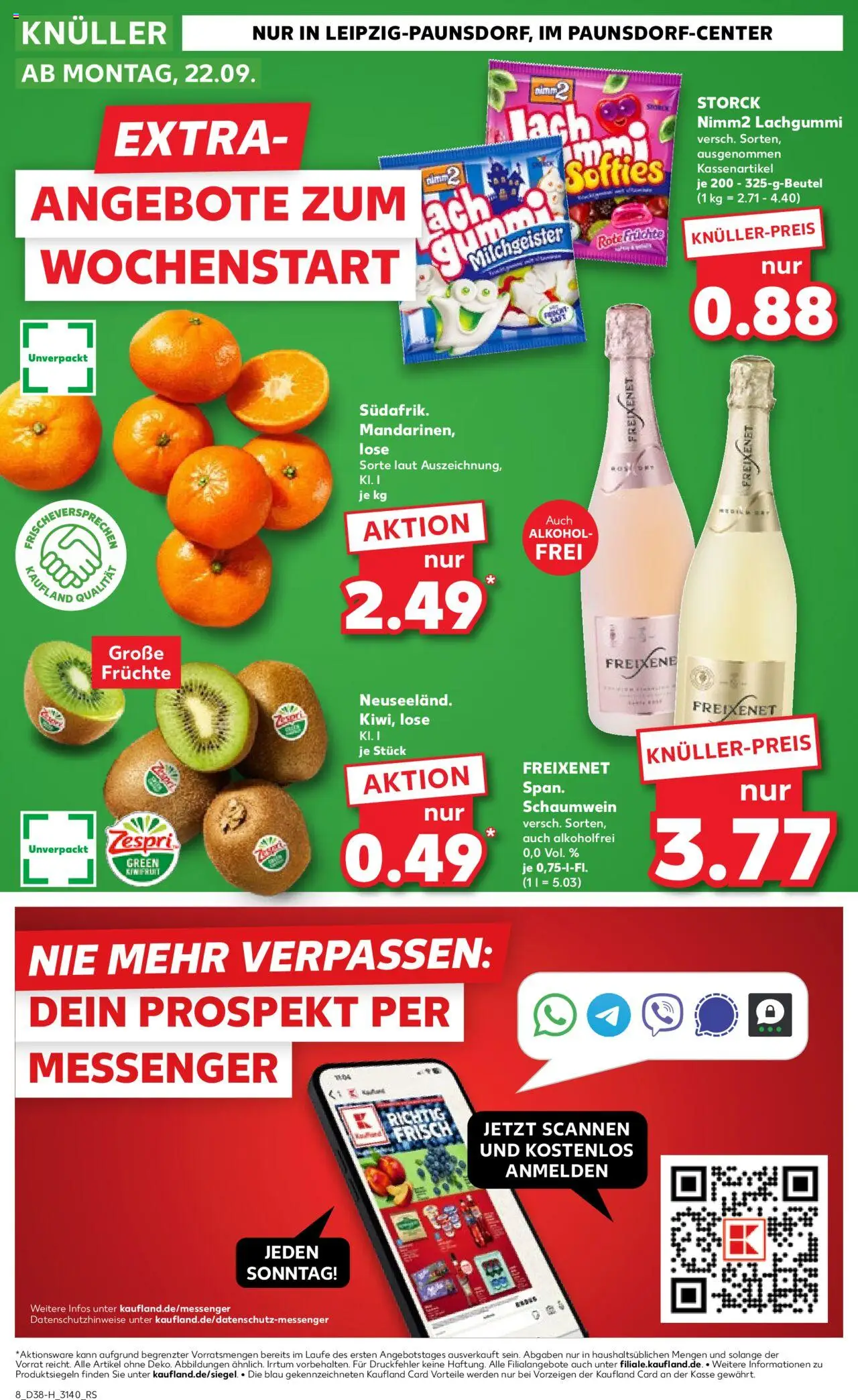 Kaufland prospekt Leipzig	 – gültig ab 18.09.2025 | Seite: 8 | Produkte: Freixenet, Kiwi