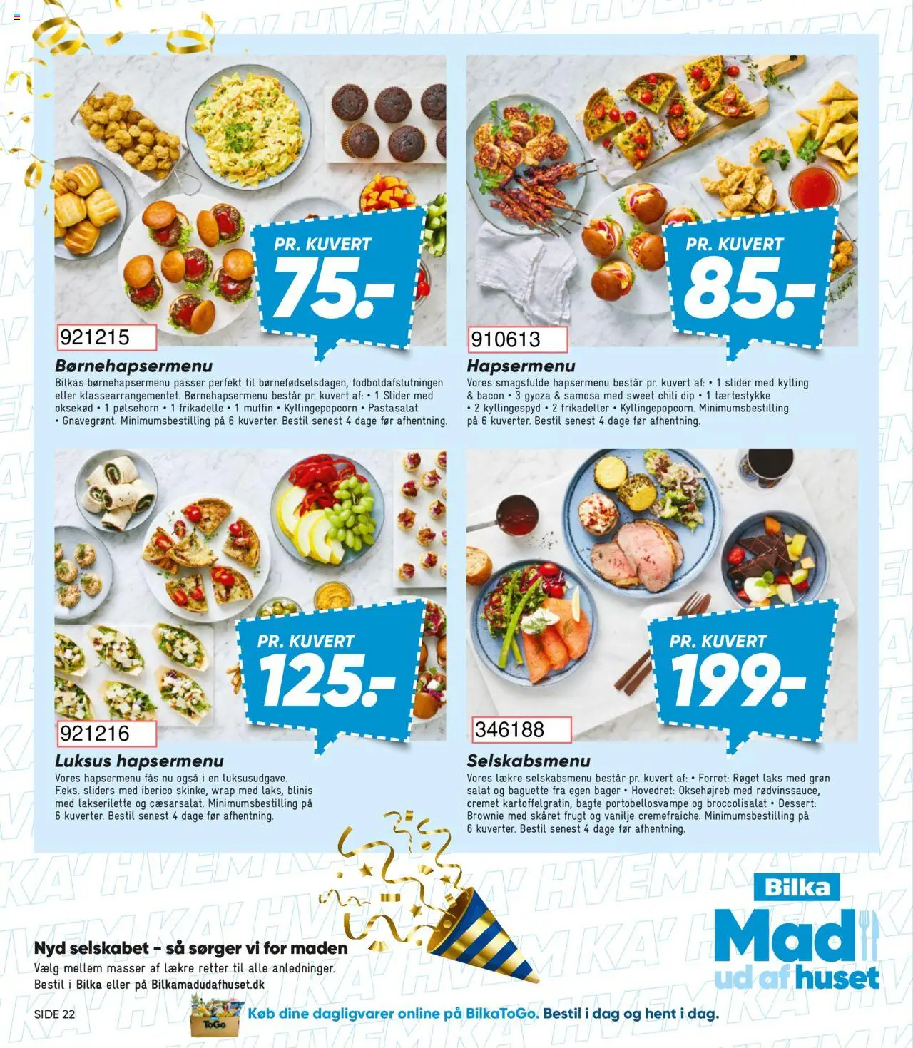 Bilka tilbudsavis – gyldig fra 03.10.2025 | Side: 24 | Produkter: Pølsehorn, Oksekød, Salat, Vanilje
