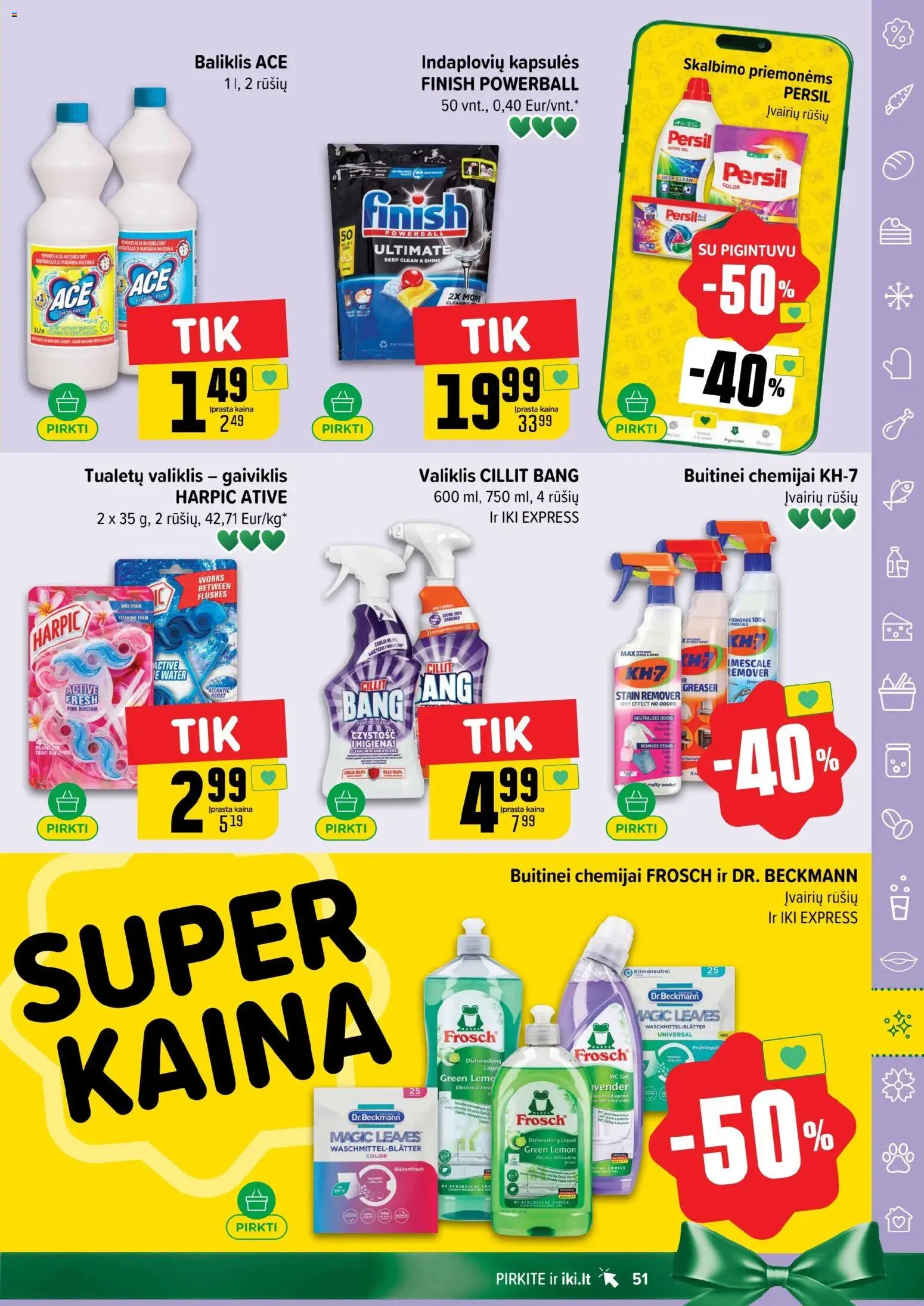 IKI akcijos nuo 03.11.2025 | Puslapis: 51 | Prekių: Wc