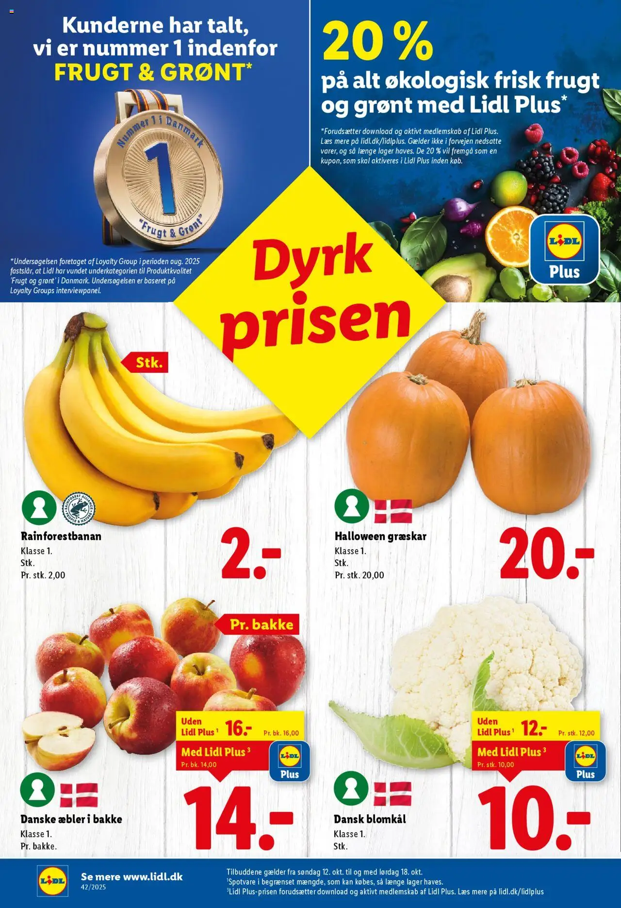 Lidl tilbudsavis – gyldig fra 12.10.2025 | Side: 2 | Produkter: Æbler, Græskar, Blomkål, Søm