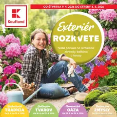 Kaufland SK akciós újság Kert - amely érvényes a következő dátumtól: 09.04.2026