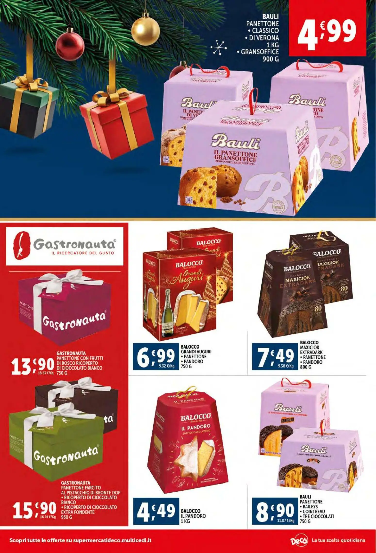 Volantino Decò del 02.12.2025 | Pagina: 2 | Prodotti: Cioccolato, Pandoro, Panettone