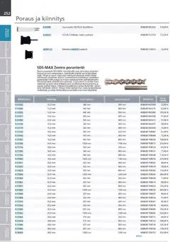 Makita-mainoslehti voimassa 24.03.2026 alkaen | Sivu: 252 | Tuotteet: Monitoimikone, Käsineet