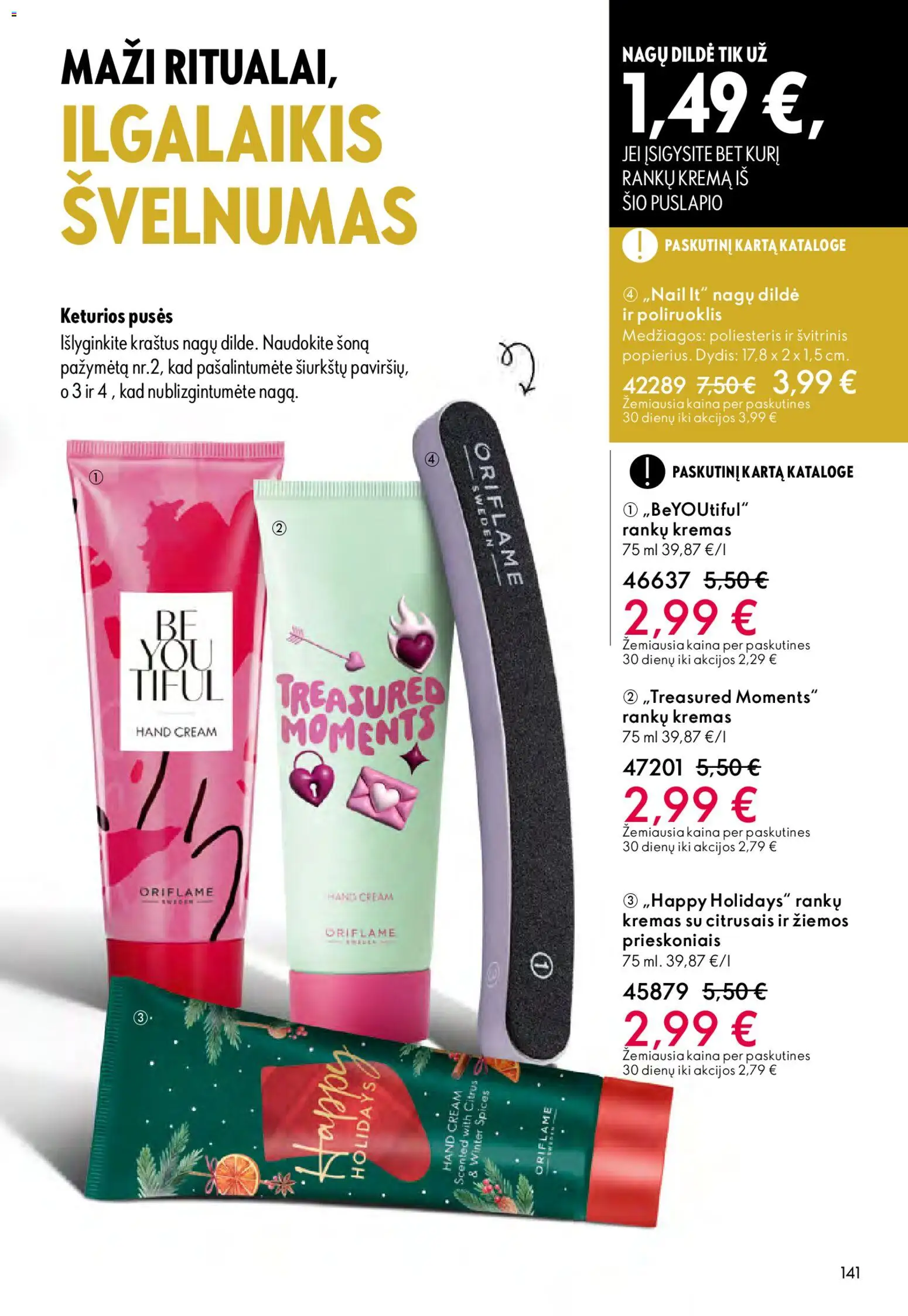 Oriflame akcijos nuo 01.04.2026 | Puslapis: 141 | Prekių: Kremas