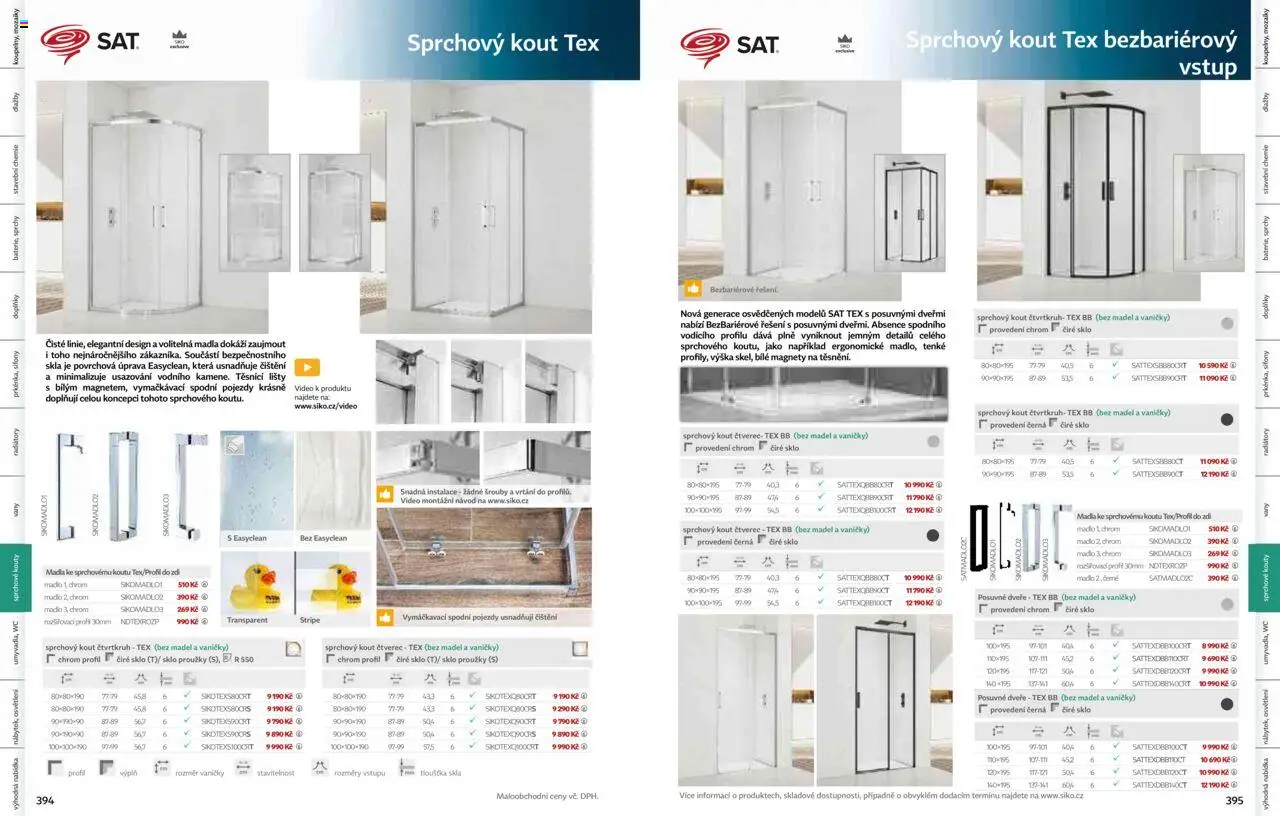 Siko koupelny katalog Koupelny 2025/2026 od 14.10.2025 | Strana: 199 | Produkty: Video, Madlo, Wc, Sprchový kout