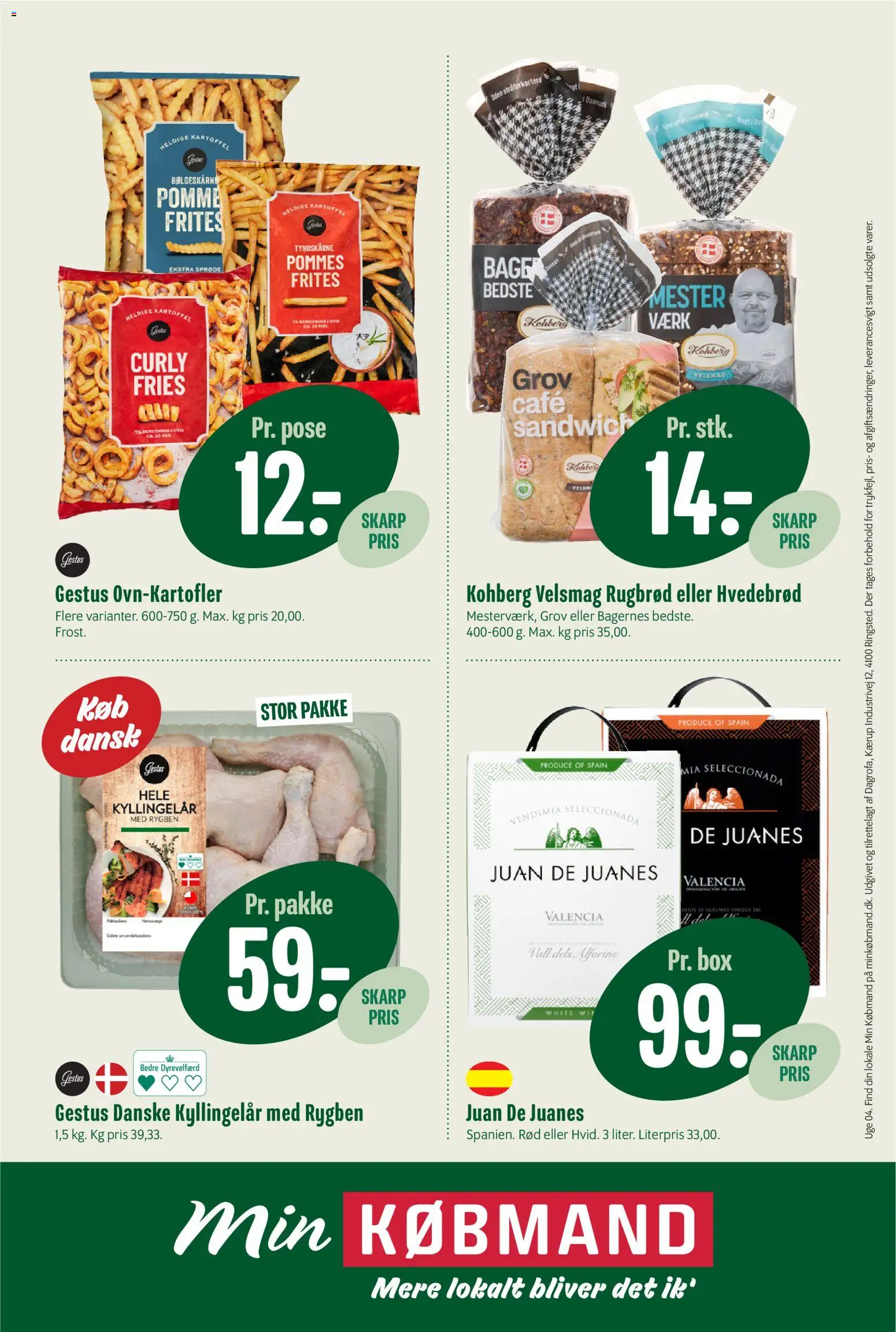 Min Købmand tilbudsavis – gyldig fra 16.01.2026 | Side: 12 | Produkter: Øl, Rugbrød