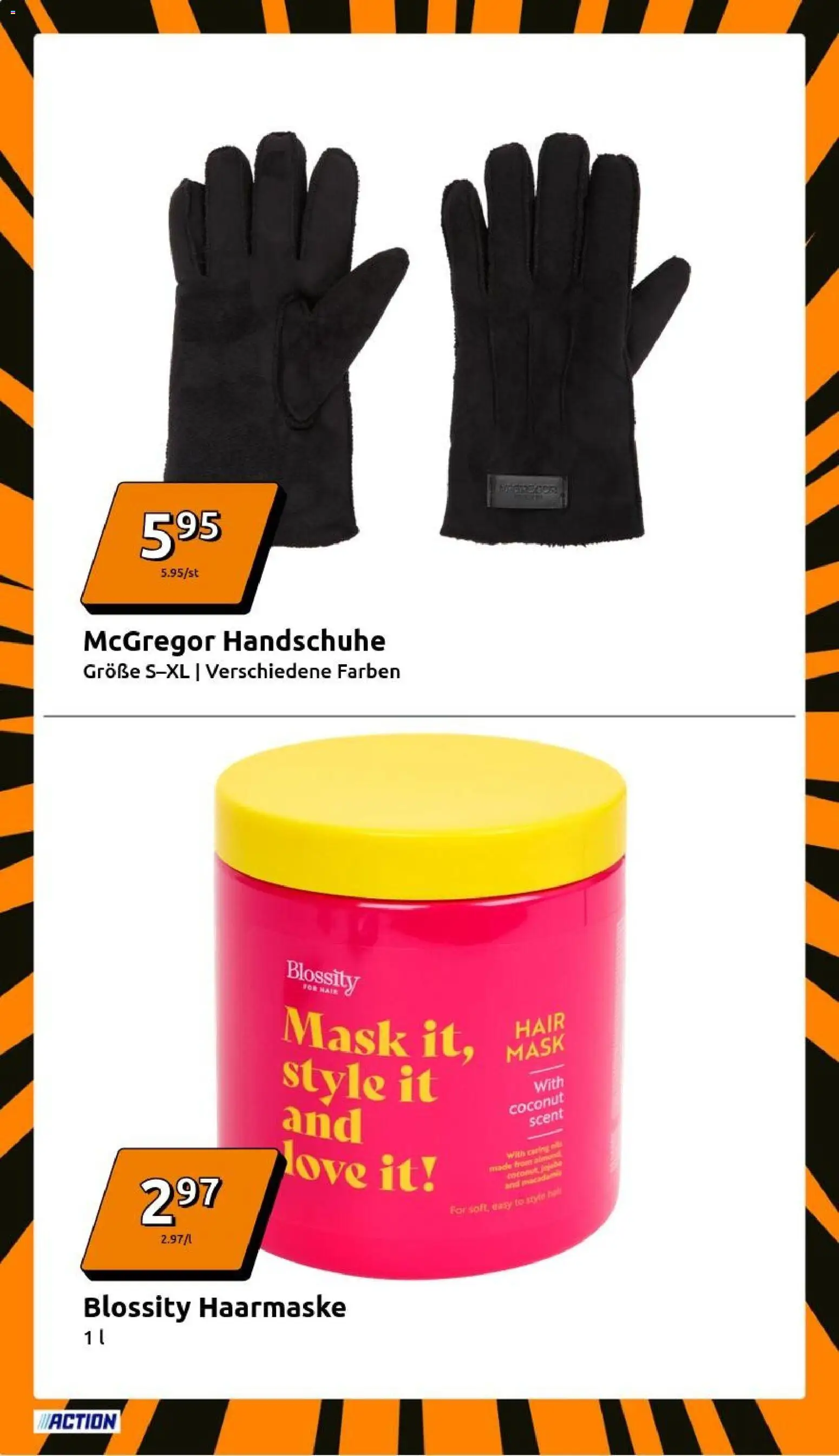 Action Prospekt – gültig ab 26.11.2025 | Seite: 4 | Produkte: Haarmaske, Handschuhe