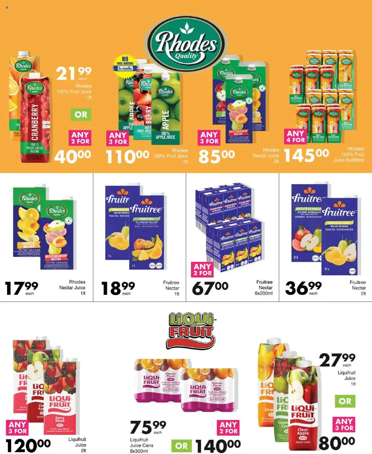 Save Specials │ valid from 14.08.2025 | Page: 44 | Products: Juice, Fruit, Mango, Peach