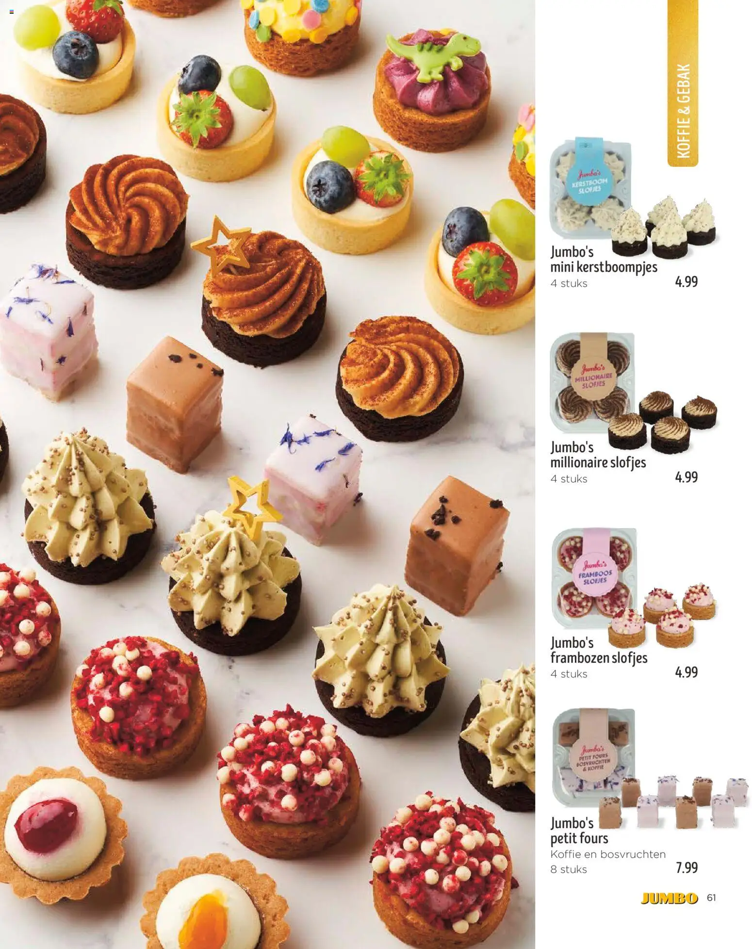 {H1} | Pagina: 61 | Producten: Koffie, Gebak, Frambozen