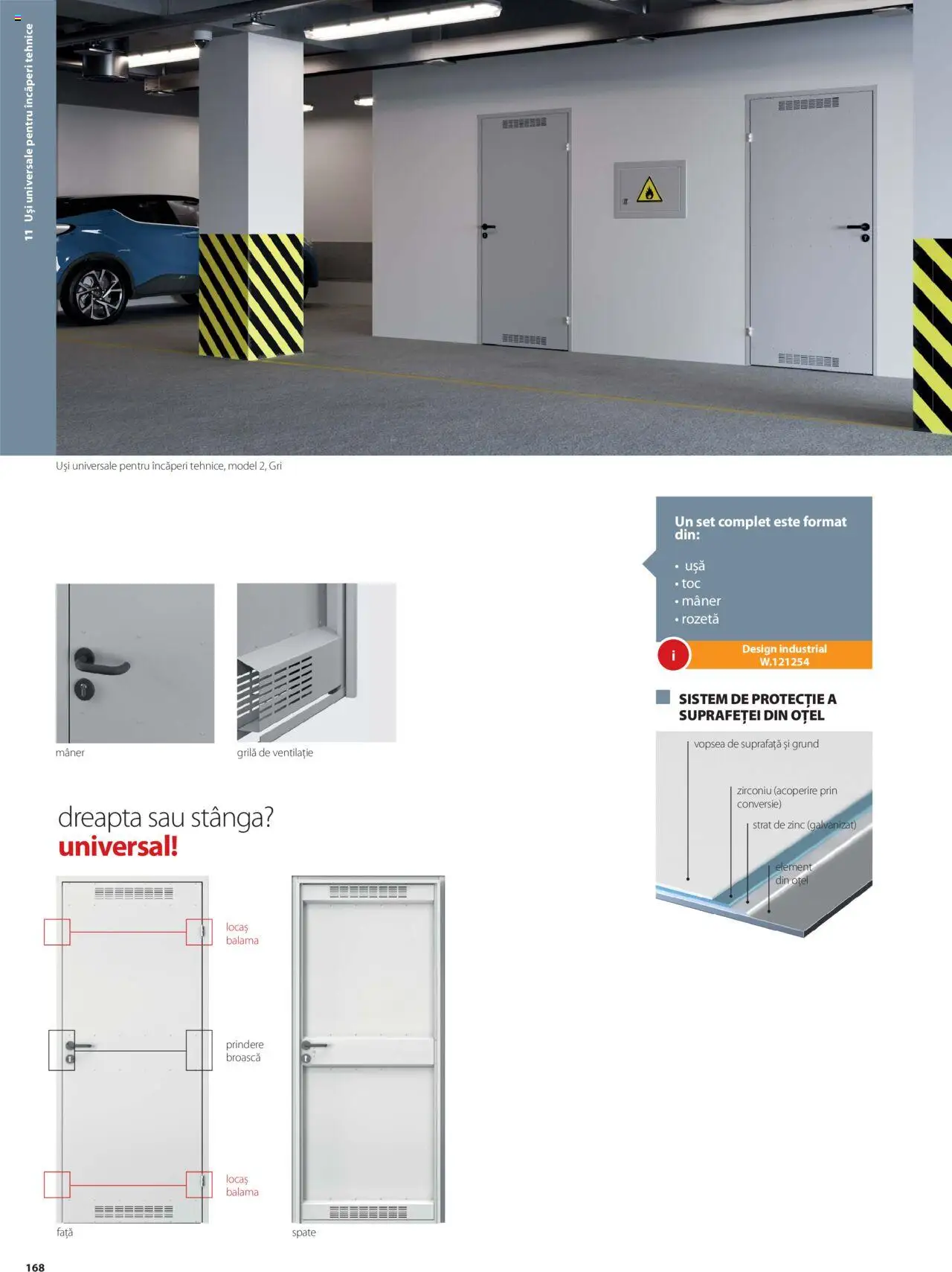 Catalog Proges – valabil de la 01.05.2025 | Pagină: 168 | Produse: Vopsea, Mâner, Ușă
