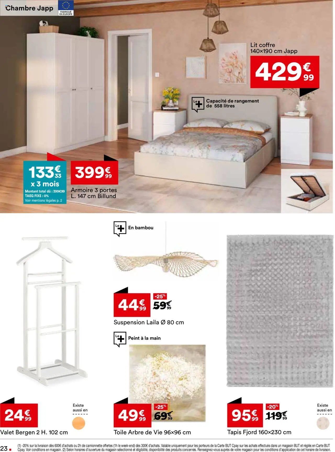  | Page: 23 | Produits: Lit, Armoire, Portes, Tapis