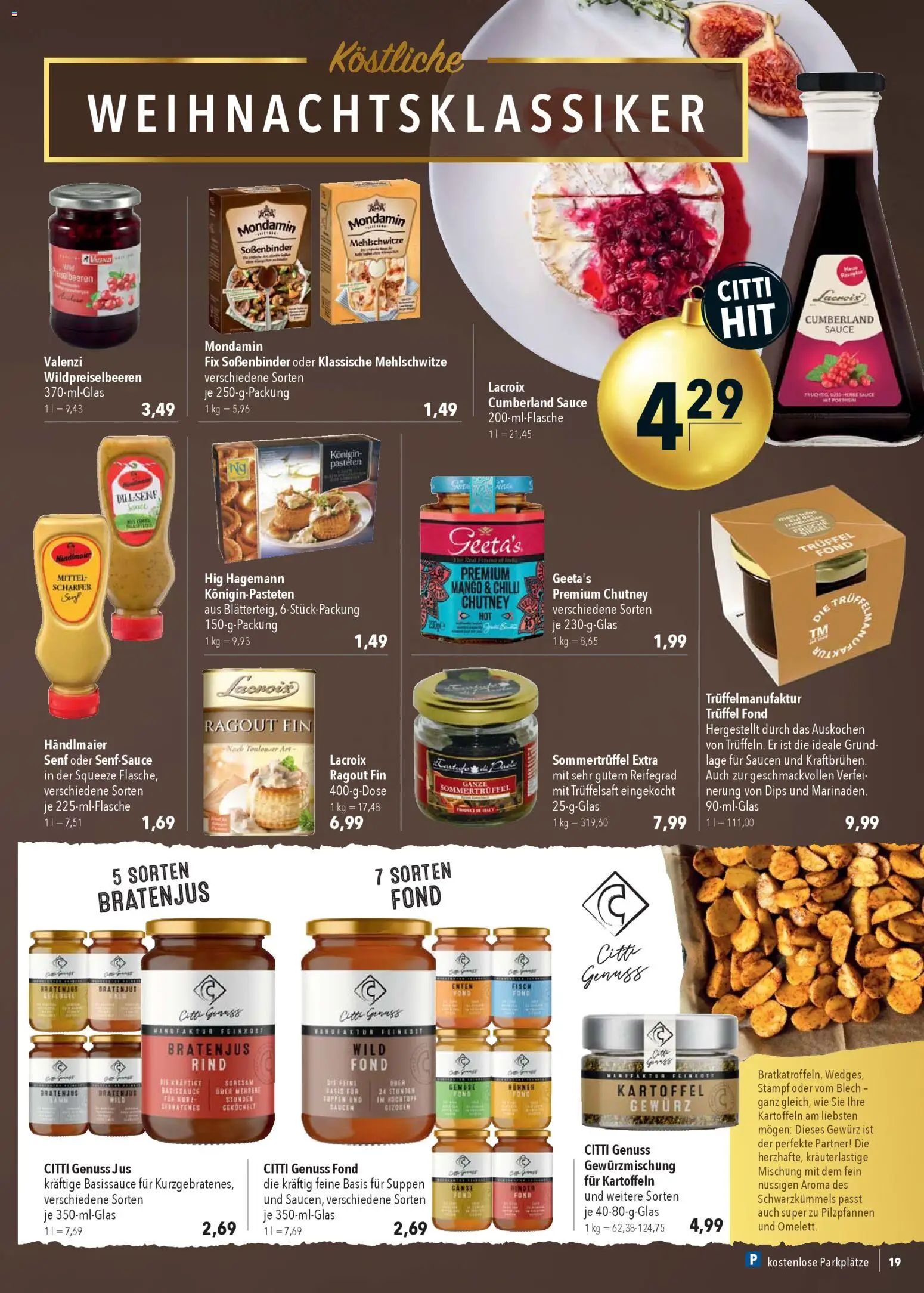 CITTI Markt Prospekt 	 – gültig ab 17.12.2025 | Seite: 19 | Produkte: Fisch, Kartoffeln, Gemüse, Dill