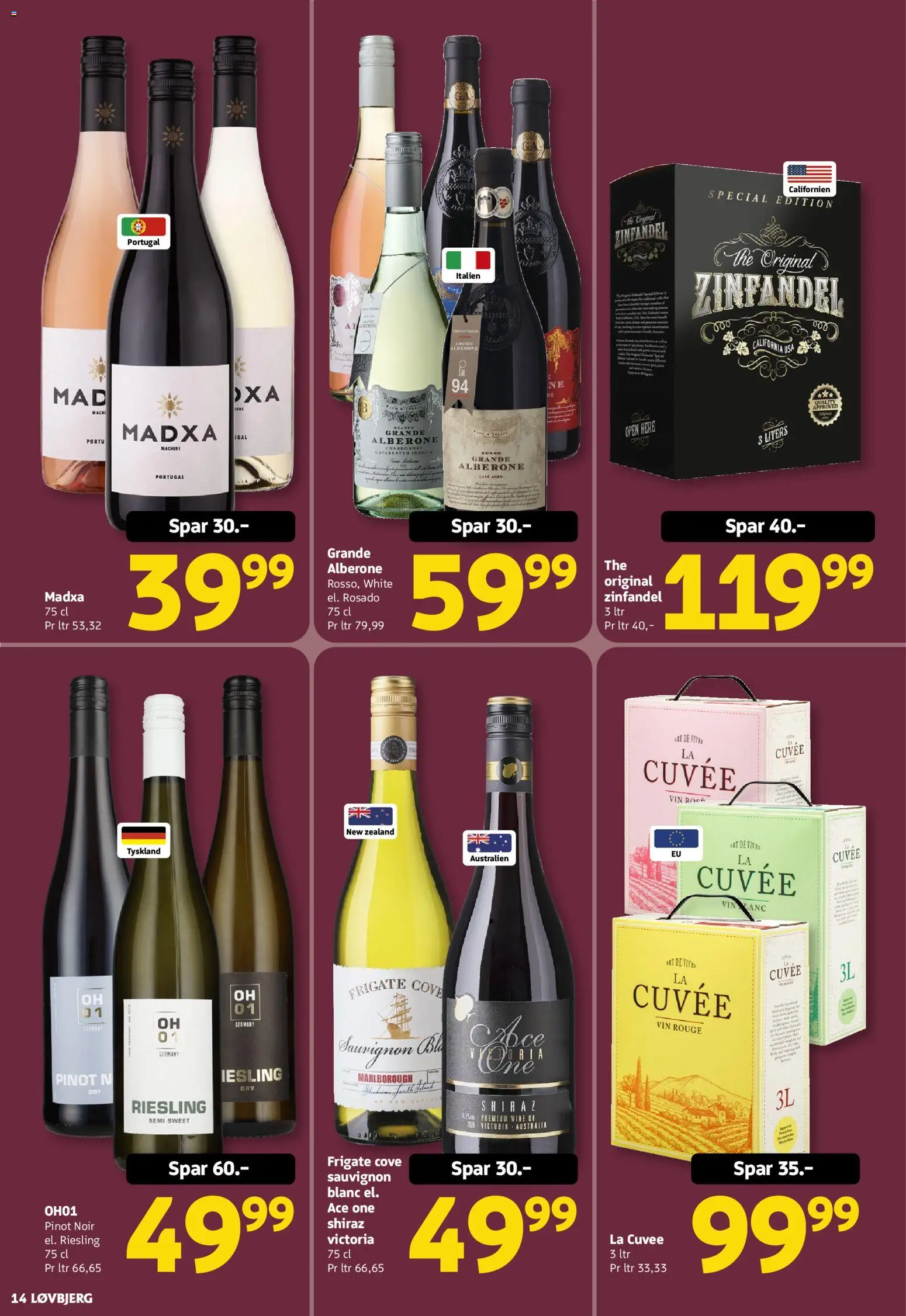 Løvbjerg tilbudsavis – gyldig fra 12.12.2025 | Side: 16 | Produkter: Vin
