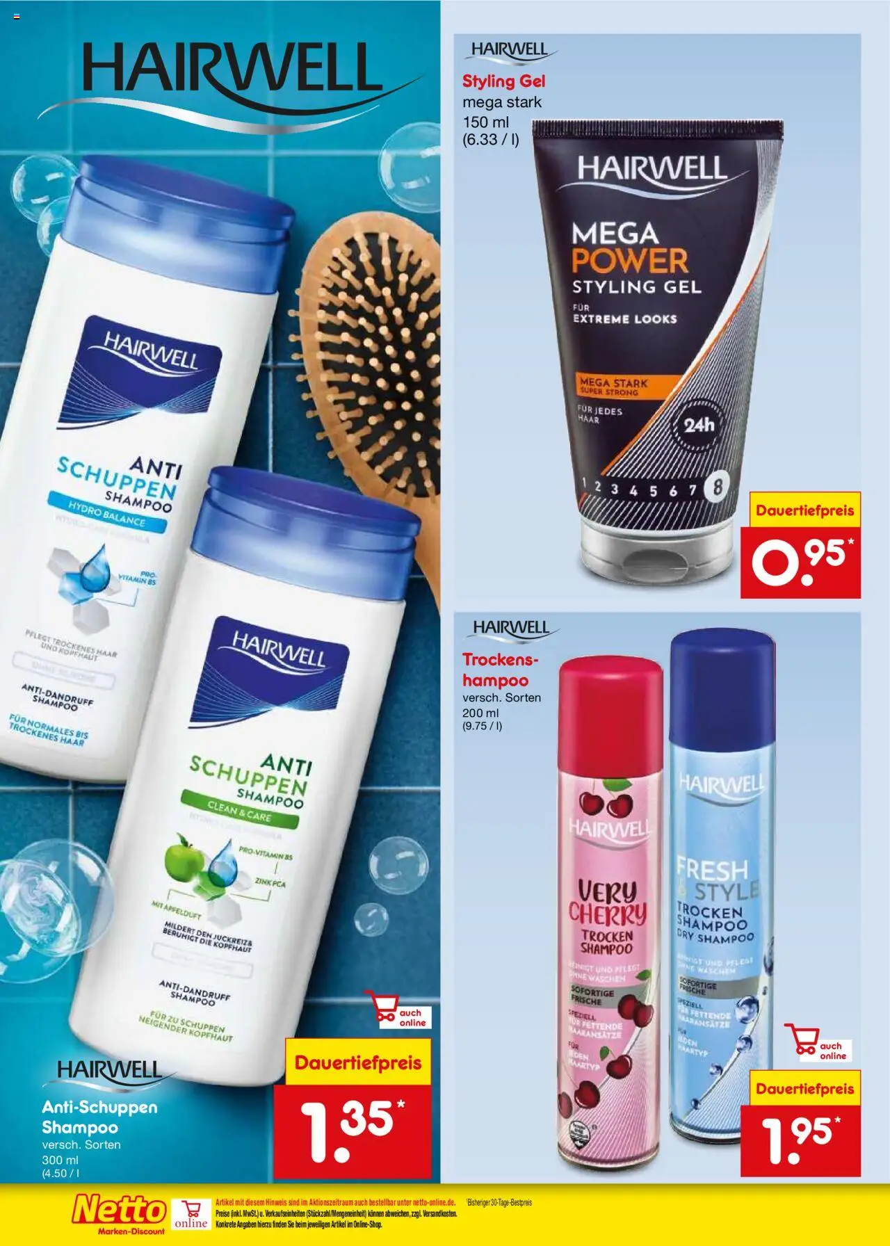 Netto Marken-Discount Prospekt 	 - gültig ab dem 21.07.2025 | Seite: 38 | Produkte: Tür, Shampoo