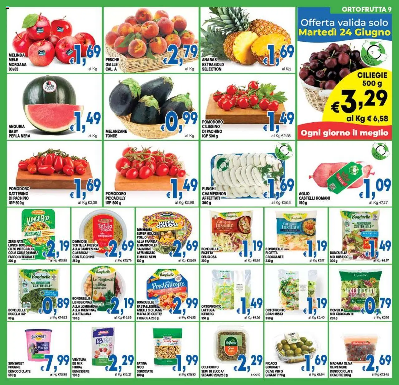 Volantino DEM del 13.06.2025 | Pagina: 9 | Prodotti: Rucola, Aglio, Ananas, Cous cous