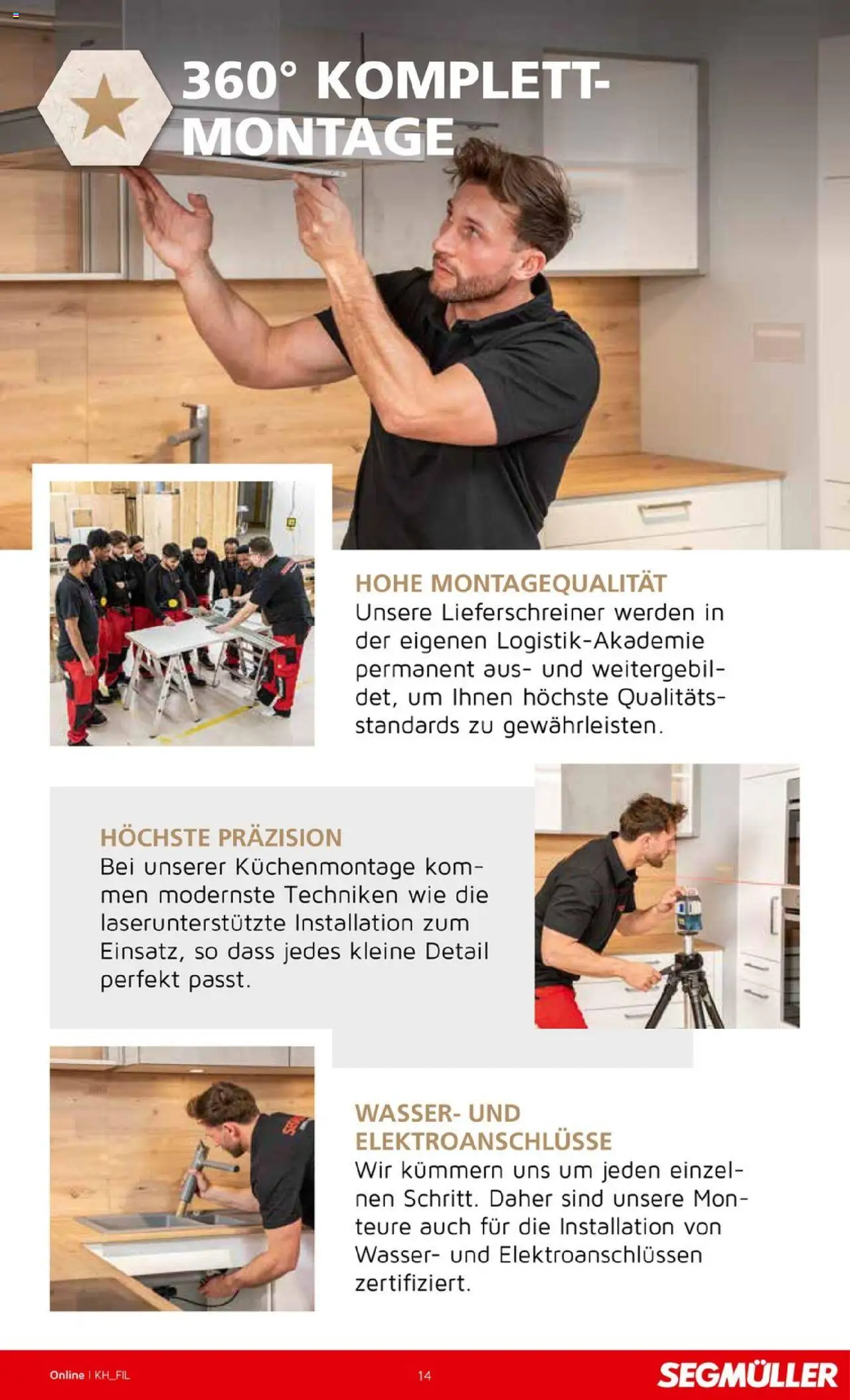 Segmüller Küchenkatalog – gültig ab 16.09.2025 | Seite: 14 | Produkte: Wasser