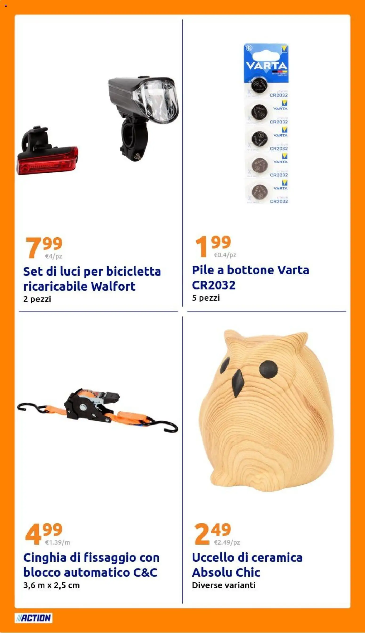 Volantino Action del 25.02.2026 | Pagina: 28 | Prodotti: Bicicletta, Pile