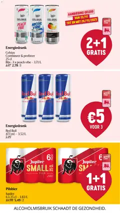 Red Bull, Energiedrank, 473 ml - Voorbeeld van een folder van Delhaize, geldig van 13.11.2025 | Pagina: 33