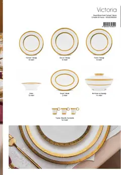 04.09.2025 tarihinden itibaren geçerli olan Karaca kataloğu önizlemesi | Sayfa: 9 | Ürünler: Kaşe, Yemek takımı