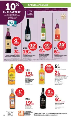 U Express - Prévisualisation de U Express catalogue valide à partir de 24.03.2026 | Page: 12 | Produits: Whisky, Ricard, Champagne