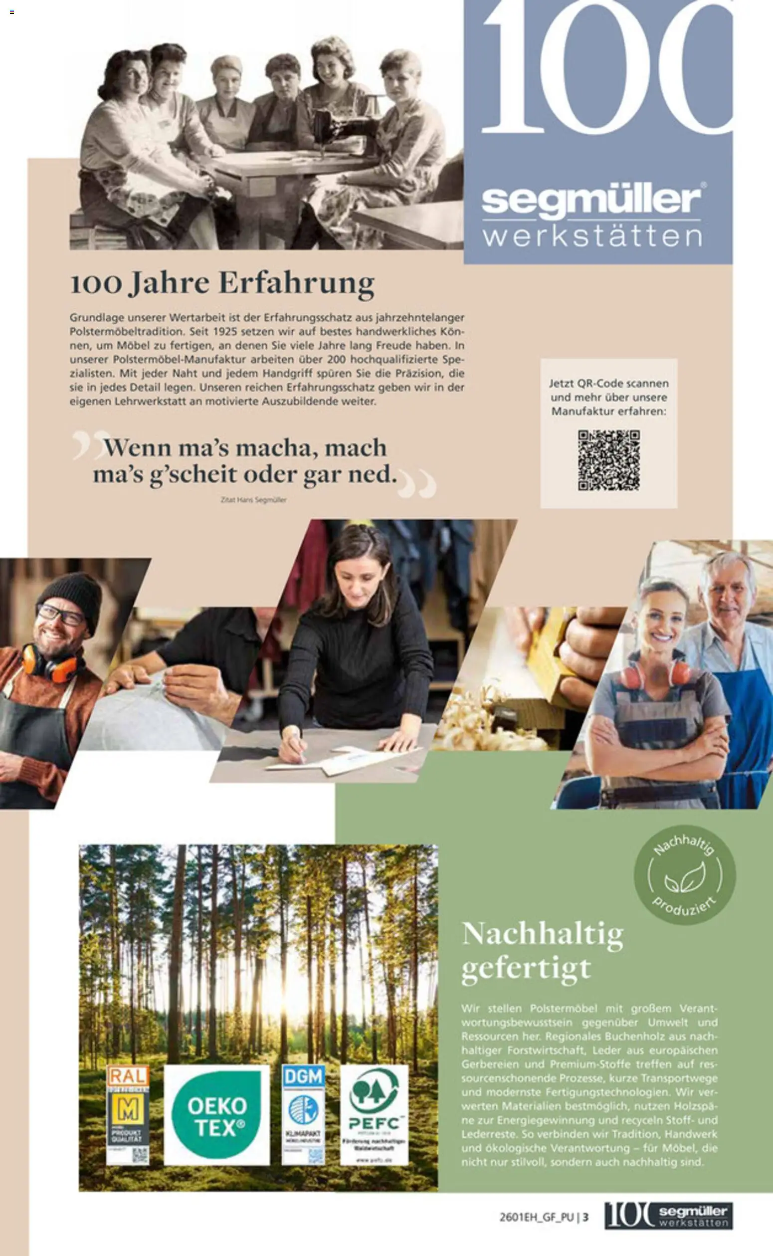 Segmüller Bestes Handwerk aus Bayern  – gültig ab 27.12.2025 | Seite: 3