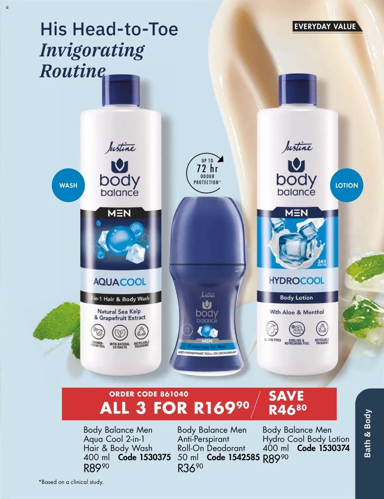 Justine Specials │ valid from 01.08.2025 | Page: 95 | Products: Shower, Deodorant, Antiperspirant, Body wash