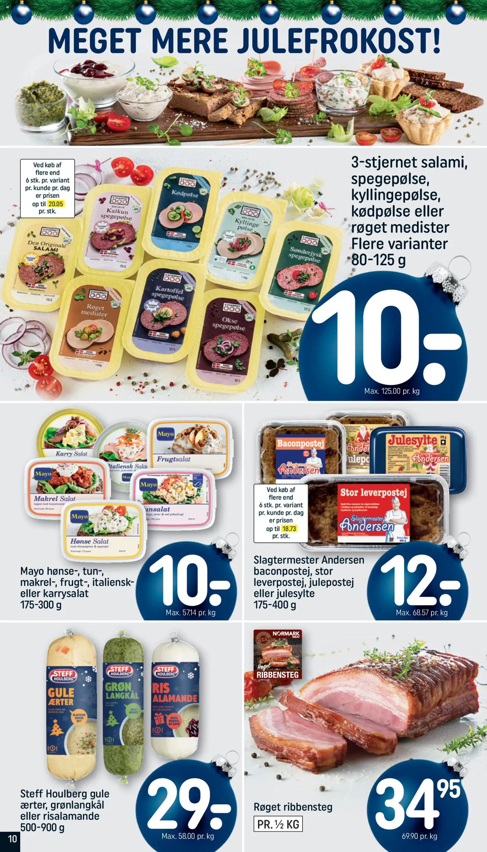 Rema 1000 tilbudsavis – gyldig fra 07.12.2025 | Side: 10 | Produkter: Salat, Makrel, Tun, Italiensk salat