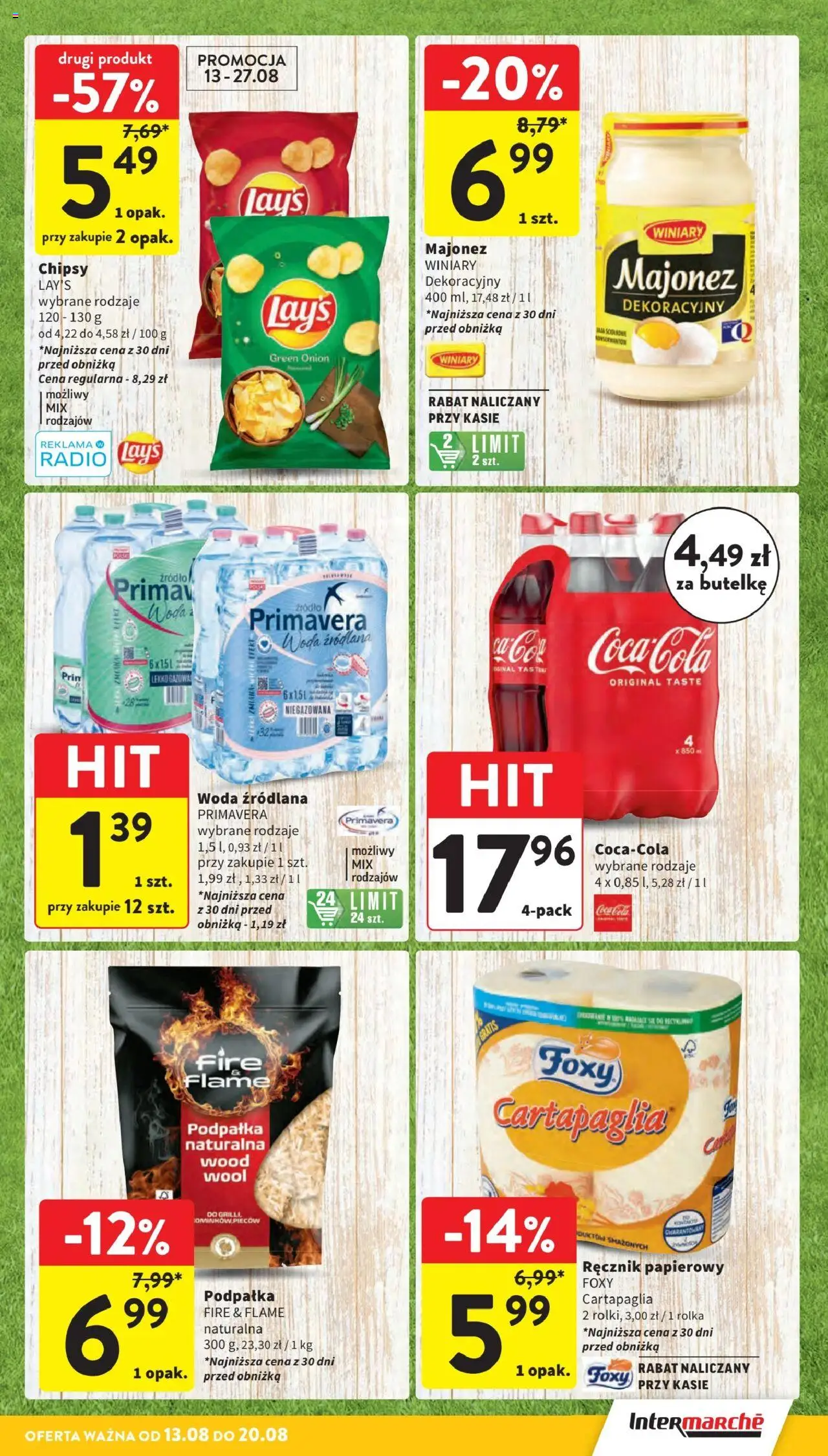 Intermarche Gazetka od 13.08.2025 | Strona: 7 | Produkty: Radio, Woda źródlana, Woda, Majonez