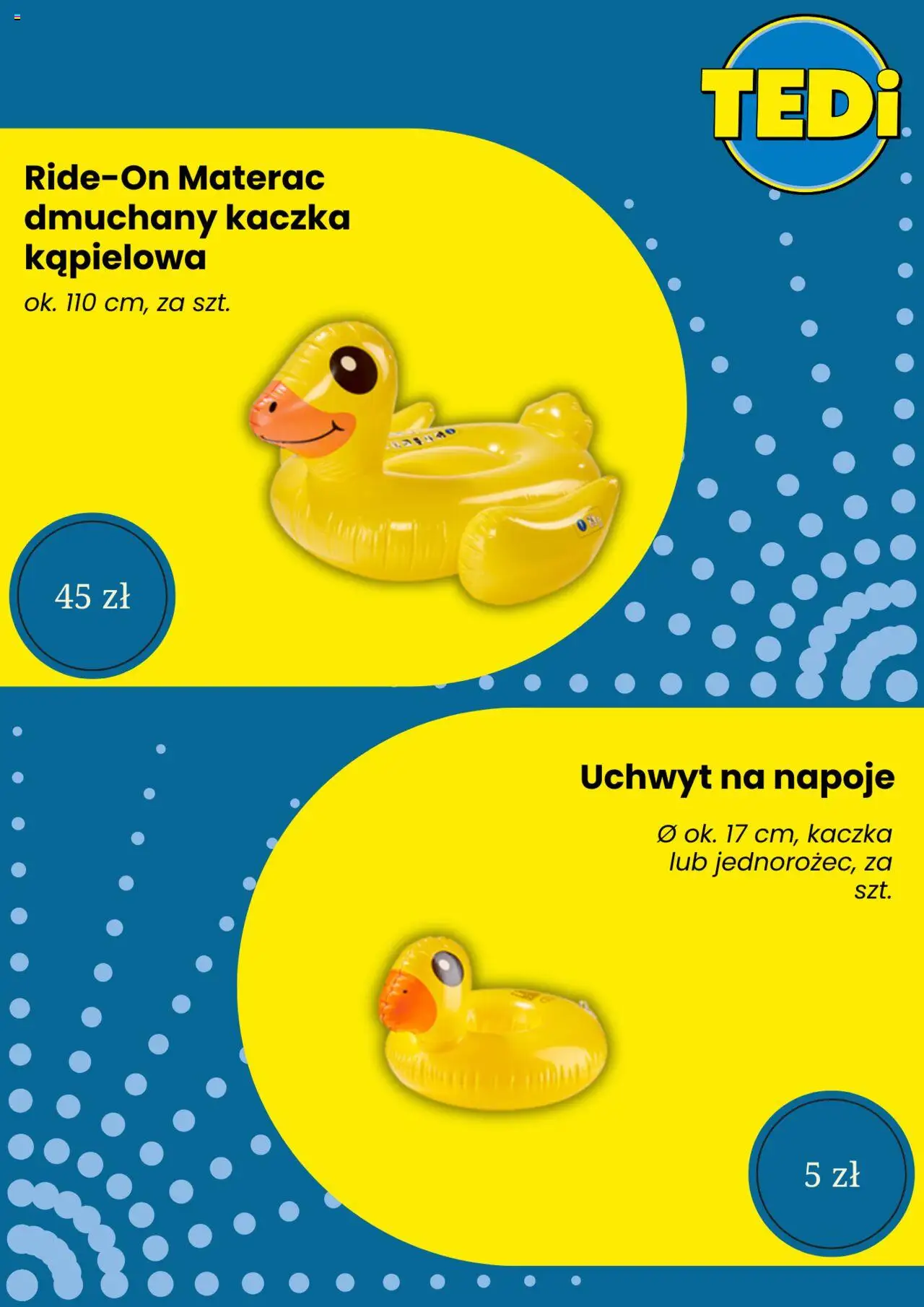 TEDi Gazetka od 11.07.2025 | Strona: 2 | Produkty: Napoje, Kaczka, Materac