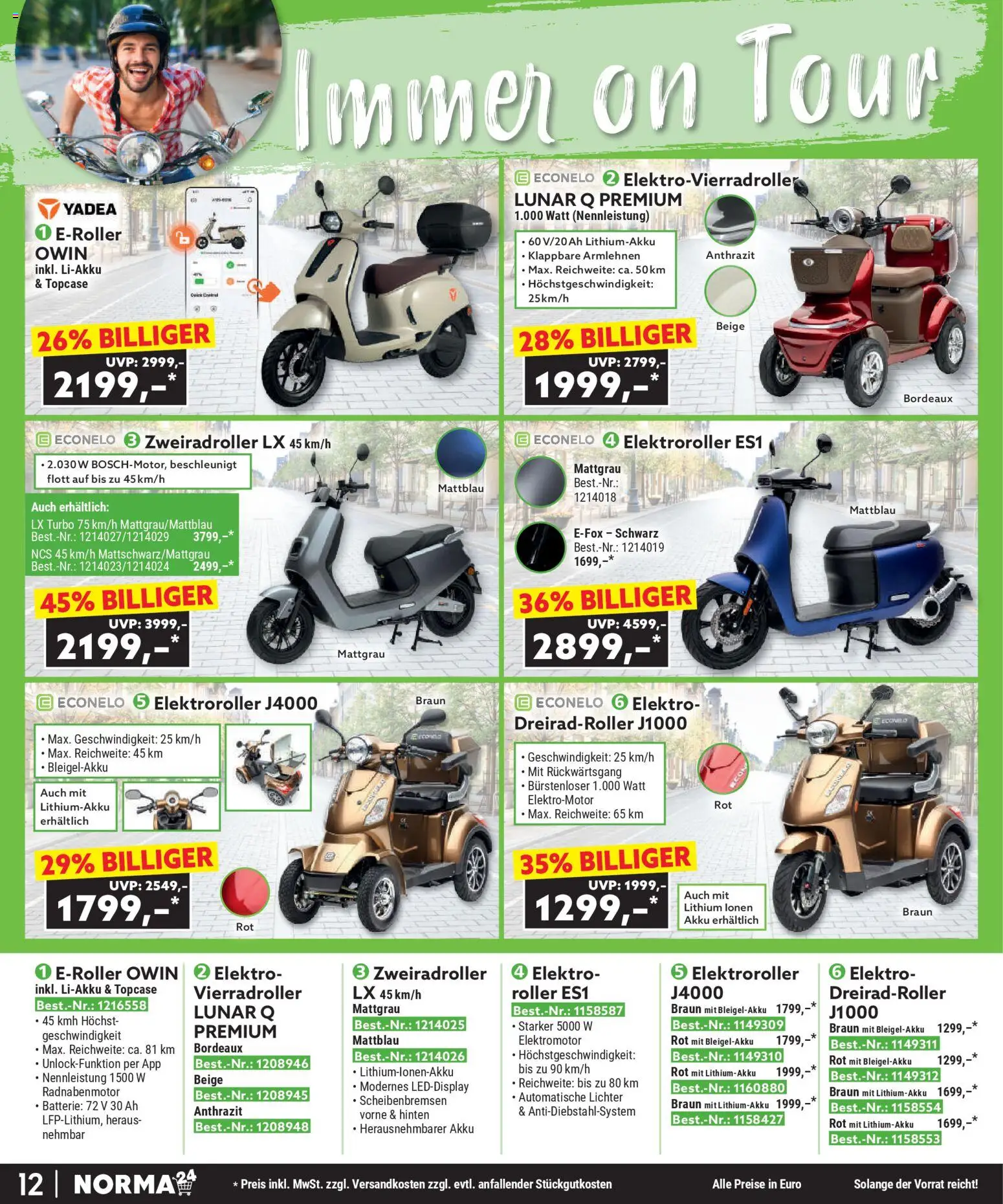 Norma Bestellmagazin November 2025 – gültig ab 01.11.2025 | Seite: 12 | Produkte: Batterie