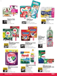 Katalog Tommy - Pregled kataloga iz trgovine Tommy, vrijedi od 26.03.2026 | Stranica: 28 | Proizvodi: Pelene, Deterdžent, Limeta, Somat