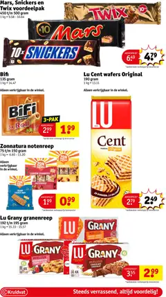 Mars, Snickers en Twix voordeelpak, 450 t/m 500 gram - Voorbeeld van een folder van Kruidvat, geldig van 24.03.2026 | Pagina: 51