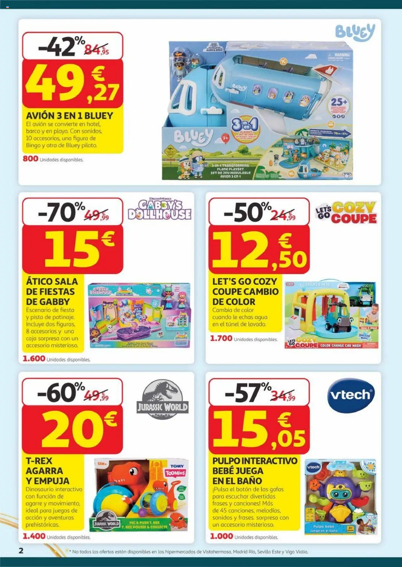 Alcampo -  Canarias │ válido desde el 23.10.2025 | Página: 2 | Productos: Juega, Caja, Baño