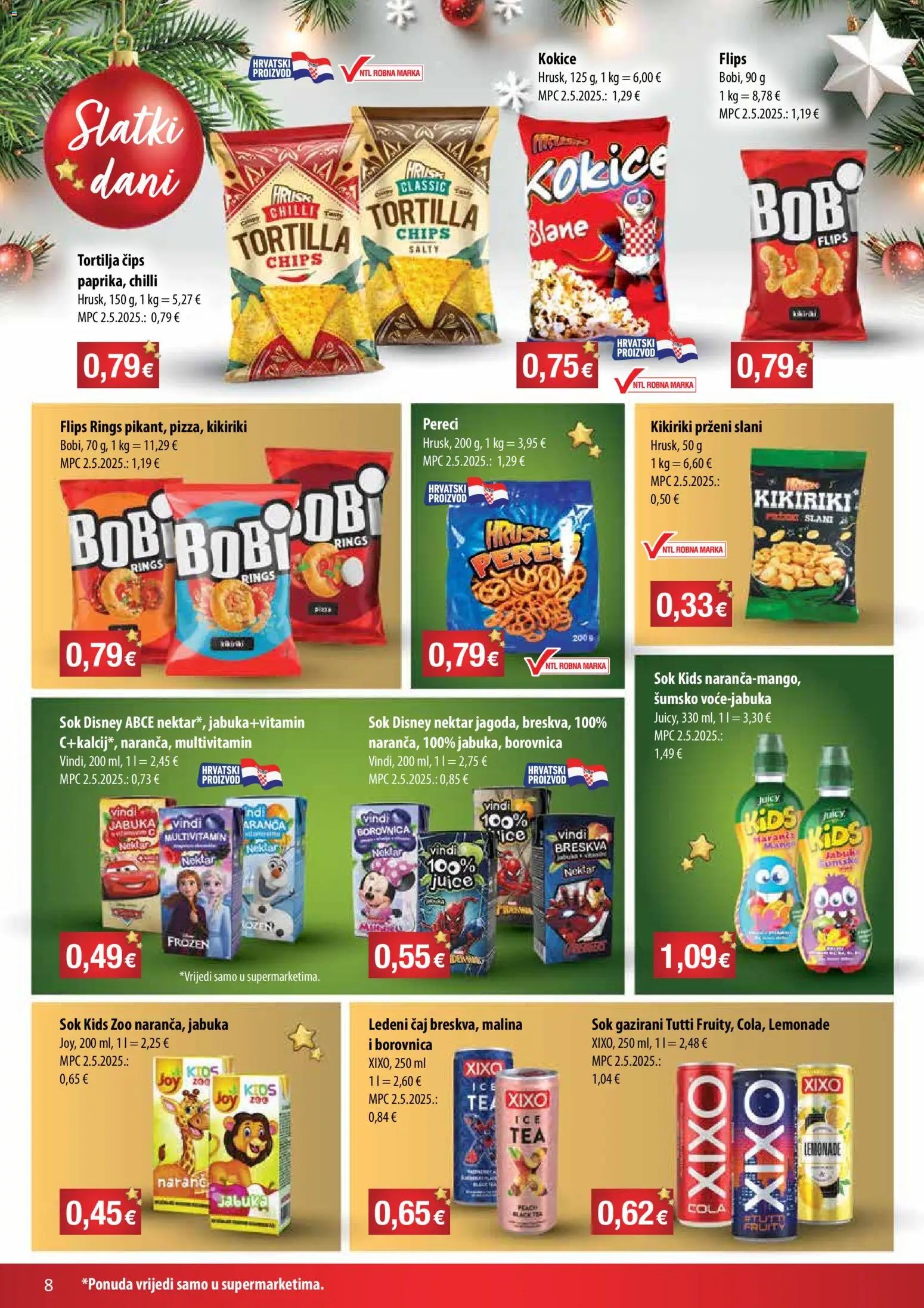 NTL katalog | vrijedi od 03.12.2025 | Stranica: 8 | Proizvodi: Ledeni čaj, Kokice, Kikiriki, Breskva