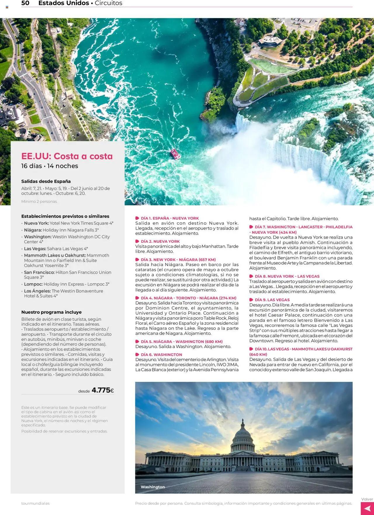 Viajes El Corte Inglés - Norteamérica y Caribe 2025 │ válido desde el 01.01.2025 | Página: 50 | Productos: Reloj