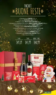 Ofertele Metro valabile de la 24.11.2025 | Pagină: 19 | Produse: Vin, Mere, Portocale, Bomboane
