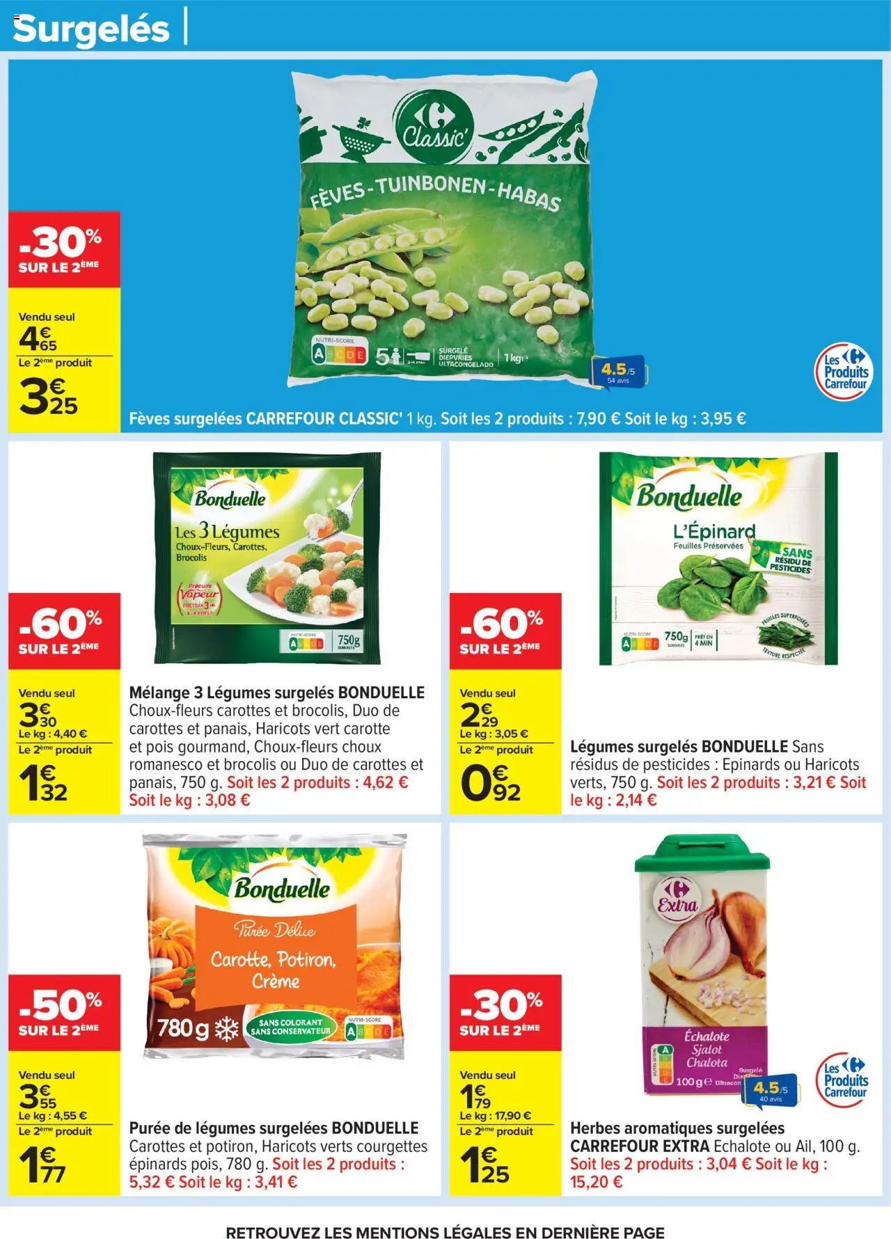 {H1} | Page: 31 | Produits: Haricots verts, Pois, Carotte, Crème